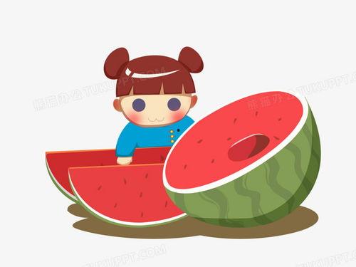 吃瓜图片可爱照片,可爱吃瓜瞬间，萌态十足！