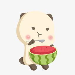 吃瓜小熊冰箱贴,小熊冰箱贴带你开启甜蜜生活